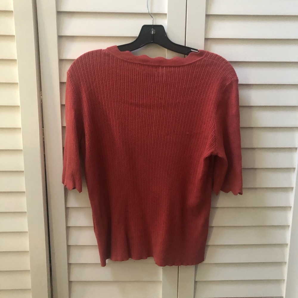 Calligraphie•L•Red Sweater - Picture 3 of 6